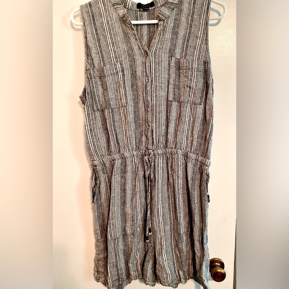 Striped romper